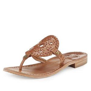 Jack Rogers Georgica Mae Cognac Sandal Sold Out * Shoe Obsessed Seller! 💕